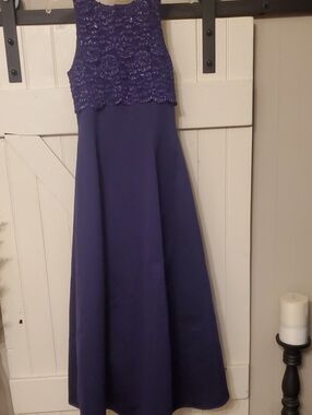 Deep Purple Women's A-Line Gown